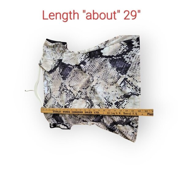 Zara Snakeskin Patterned Blouse Size M - Picture 5 of 6